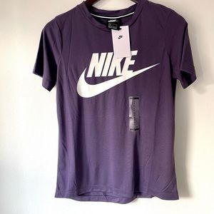 NWT! Nike Purple Logo Short Sleeve Tee